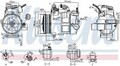 Nissens 890800 Kompressor, Klimaanlage für FORD