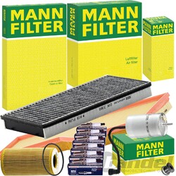 MANN FILTER FILTERSET passend für PORSCHE 911er 996 3.4 CARERRA  320 PS