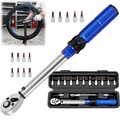 Drehmomentschlüssel Fahrrad,1/4'' Drehmomentschlüssel Satz fur Fahrrad mit Bits