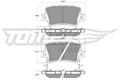 TOMEX Brakes Bremsbelagsatz, Scheibenbremse TX 14-53 für HONDA