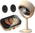 Dunstabzugshaube Tragbare Abzugshaube Mini Desktop Mobile Abzugshaube für BBQ