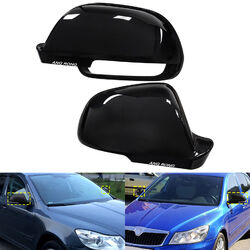 2x Spiegelkappe Spiegel Spiegelabdeckung Gehäuse Für Skoda Superb II 3T4 2008-15