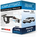 AUTO HAK Anhängekupplung starr und TRAIL-TEC E-Satz 13polig für Honda CR-V 12-14