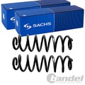 2X SACHS FAHRWERKSFEDERN HINTEN PASSEND FÜR SKODA OCTAVIA YETI VW TOURAN