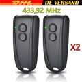 2x Garagentor Handsender Für EcoStar RSC 2/ RSE 2/RSZ 1-433MHz Hormann Liftronic
