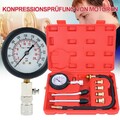 KOMPRESSIONSTESTER-SATZ BENZINMOTOR KOMPRESSIONSPRÜFER MESSER 0-20 Bar DE