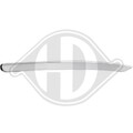 Zier /schutzleiste Stoßfänger Diederichs 6522863 für Kia Vorne Links