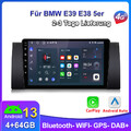 4+64G Für BMW 5er E39 X5 E53 M5 Android 13 Autoradio GPS NAVI WIFI 4G BT RDS SWC
