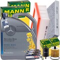 MANN INSPEKTIONSPAKET+5L ORIGINAL 0W40 MOTORÖL passend für SMART FORTWO FORFOUR
