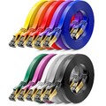 10x 2m CAT 8 Patchkabel Flachkabel RJ45 LAN DSL Kabel Ethernet Netzwerkkabel