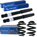 2x SACHS STOSSDÄMPFER+FAHRWERKSFEDER HINTEN passend für VW T5 CALIFORNIA CAMPER