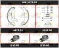 ROADHOUSE Bremsensatz Trommelbremse Super Precision Kit SPK 3179.03 für FIAT Van