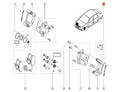 Original RENAULT 410271417R Zubehörsatz, Scheibenbremsbelag DACIA LADA RENAULT