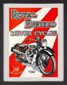 Poster retro "Royal Enfield" (REPRODUCTION)
