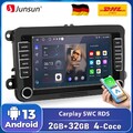 Für VW GOLF 5 6 Touran Polo 6R Carplay Android 13 Autoradio GPS Navi BT 2G+32G