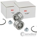 2X NTY RADLAGER-SATZ HINTEN BEIDSEITIG PASSEND FÜR LAND ROVER DISCOVERY RANGE