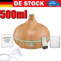 500ML Ultraschall Luftbefeuchter Aroma Diffuser Diffusor Humidifier LED Licht