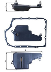 MAHLE Getriebefilter mit Dichtung für MAZDA 3 Cx-5 6 2 Cx-3 Cx-9 Cx-30