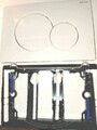 Geberit  Betätigungsplatte Sigma01 plus Befestigungsplatte 2-Mengen-Spülung 