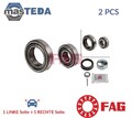 713 6103 70 RADLAGERSATZ RADLAGER SATZ HINTEN FAG 2PCS FÜR VW CADDY II