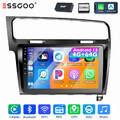 4+64G Android 14 Autoradio Carplay GPS RDS EQ DAB+ Für VW Golf 7 MK7 VII 13-2017