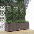 Pflanzkübel Rankgitter Spalier Pflanzkasten Blumenkübel Rankhilfe PP vidaXL