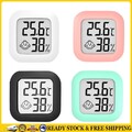 Electronic Hygrometer Mini LCD Digital Display with Face Icon for Indoor Outdoor