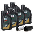 Hydraulikfilter + 6L FUCHS Getriebeöl für FORD C-MAX FOCUS MONDEO KUGA S-MAX