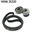 Keilrippenriemen Rippenriemen Satz für Opel Corsa D Astra SKF Vkma35320 ab 03->