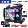 Carplay Android 13 DAB+ Autoradio Für KIA Sportage 3 10-16 GPS Nav RDS BT Kamera