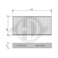 1x Filter, Innenraumluft DIEDERICHS DCI1112 passend für CITROËN PEUGEOT