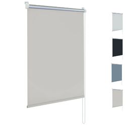 Klemm Rollo Verdunklungsrollo ohne Bohren Fenster Jalousie Thermo Klemmrollo fixinkl Kindersicherung für Kettenzug | Thermo Rollo 