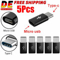 5x Micro USB auf USB Typ C Adapter Lade-Kabel Datenkabel für Samsung Huawei Opo
