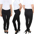 SOTALA Damen Leggings Jeggings Treggings Stretch Hüft Skinny Röhren Hose Schwarz