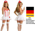 C24 - Damen Kostüm Krankenschwester Arzt Kleid Gr. L 38 40 Karneval Fasching