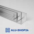 ALU-SHOP24 Aluminiumprofil L Profil Aluminium Winkelprofil Alu Winkel Aluprofil