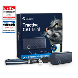 Tractive CAT Mini | GPS Katze & Health Tracker | Dunkelblau |  GEBRAUCHT