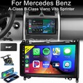 DAB+ 9" Für Mercedes Benz A/B-Klasse KAM Autoradio 2+32G Android 13 Carplay GPS
