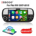 7 Zoll Android Autoradio Für Fiat 500 2007-2015 GPS NAVIGATION RDS Carplay 2+64G