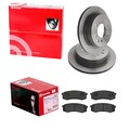 brembo BREMSSCHEIBEN 332mm + BELÄGE HINTEN passend für MITSUBISHI PAJERO IV 4