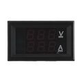 Dc 100V 10A Voltmeter Amperemeter Blau+ Rot LED Doppelt Digital Volt Amp-Meter