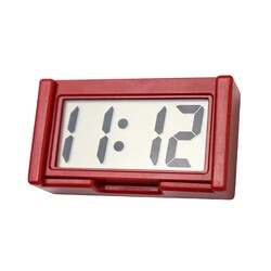 Mini-LCD-Bildschirm, Digitaluhr, selbstklebend, für den Innenraum, Auto, Auto, 
