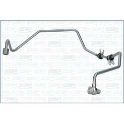 1x Ölleitung, Lader AJUSA OP10053 passend für AUDI