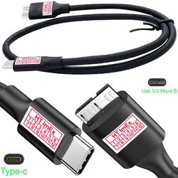 USB C auf Micro-B Daten Kabel für Externe HDD Toshiba Canvio Basics HDTB110XK3BA