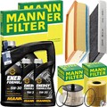 MANN INSPEKTIONSPAKET+MANNOL 5W-30 ÖL passend für PEUGEOT EXPERT CITROËN 2.0 HDI