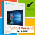 Produktschlüssel für Windows 10 Home Key 3264 Bit Vollversion E-Mail Download