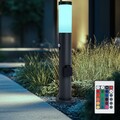 Außenleuchte Stehlampe Garten Steckdose Bewegungsmelder Fernbedienung RGB LED 