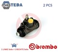 A 12 241 RADBREMSZYLINDER TROMMELBREMSE BREMBO 2PCS FÜR KIA PRIDE,PICANTO