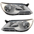 Scheinwerfer Set für VW Tiguan 5N 2007-2011 H7 LWR Stellmotor Halogen