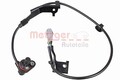 Original METZGER Sensor Raddrehzahl 09001163 für Toyota